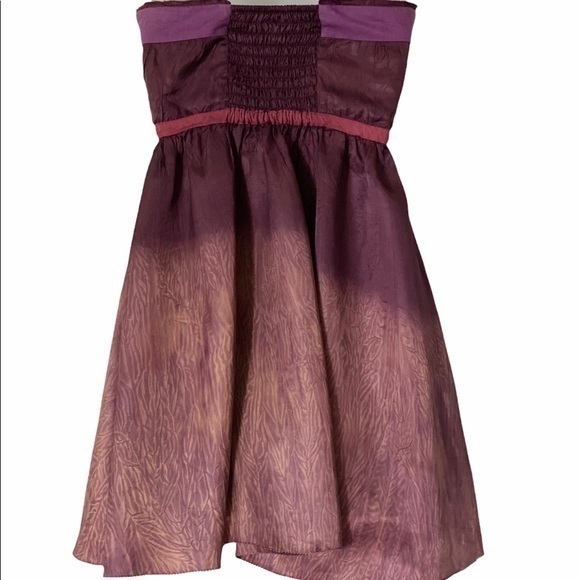 Free People Purple Ombré Dress Size 0 - Picture 4 of 10